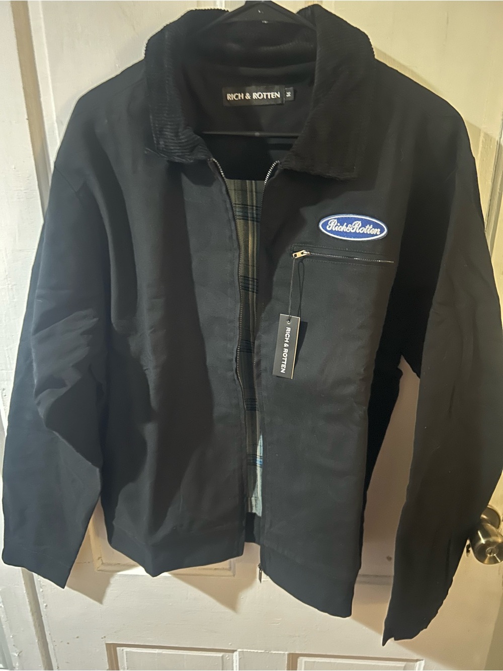 Men’s Black Bomber Jacket